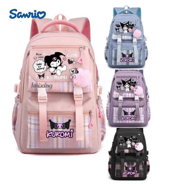 Sanrio Lovely Kuromi Melody School Bags Girls Boys Student Teens Laptop Rucksac…
