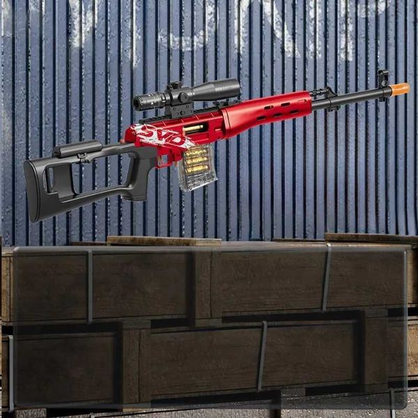2025 Soft Bullet Gun Toy Model Gun Can Be Fired Manually Loaded Assault Rifle Submachine Gun Christmas Birthday Gift X251216