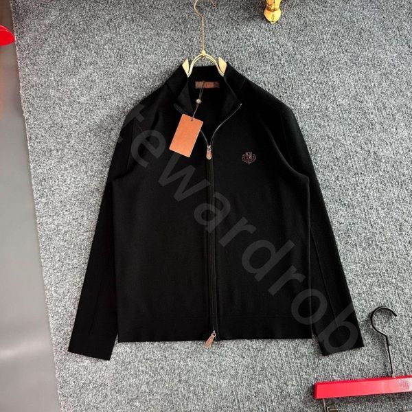 Luxury Designer Autumn and Winter Mens Knitted Zipper Cardigan Jacket Casual Coat L1289