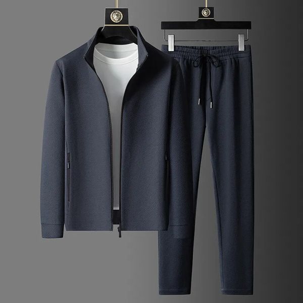 jackets trousers spring fashion men Man coats long sleeve men's casual A set of clothes size M5XL
