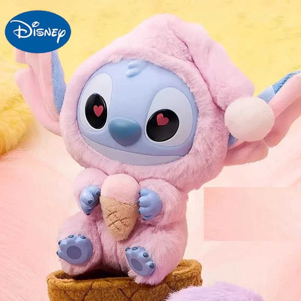 Disney In Stock Stitch Eat Something Before Sleep Series Plush Blind Box Toy-Cute Doll Mystery Box Bag Pendant Decor Kid Christma Gift H251220