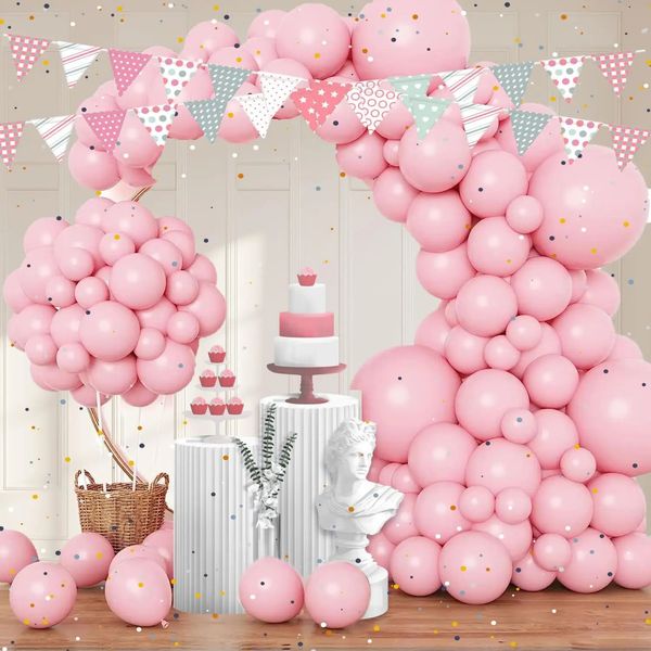 122PCS multi-color latex balloon set suitable for birthday parties weddings Valentines Day party decoration 251215