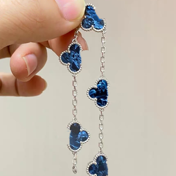 Elegant Five-Color Stone Bracelet