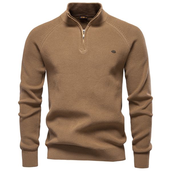 WOZK 2026 New Men's European Size Sweater Long Sleeve Half Zipper Stand up Collar Solid Color Versatile Casual Trend Knitted Top plus size keep warm, Y832 lake blue
WOZK 2026 New Men's European Size Sweater Long Sleeve Half Zipper Stand up Collar Solid Color Versatile Casual Trend Knitted Top plus size keep warm, Y832 lake blue
