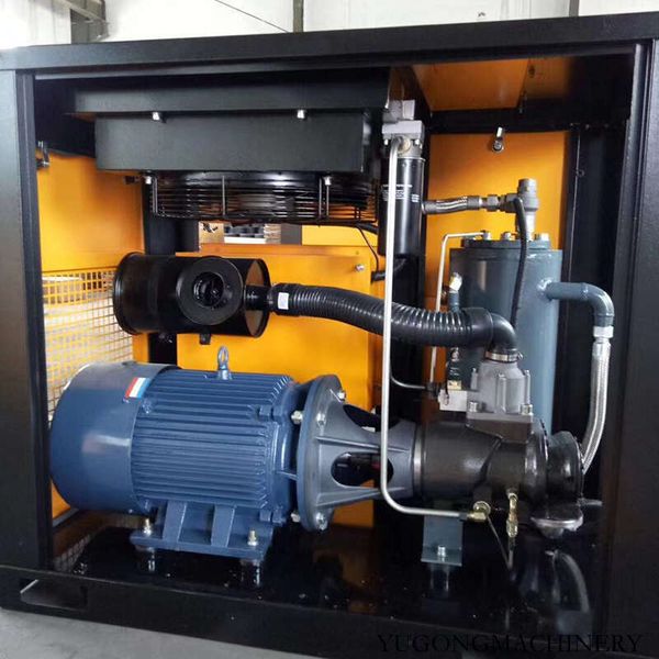 7.5KW 10HP Industrial Air Compressor Screw Type Low Noise Oil Injected Direct Drive Machine Factory Sale
7.5KW 10HP Industrial Air Compressor Screw Type Low Noise Oil Injected Direct Drive Machine Factory Sale
