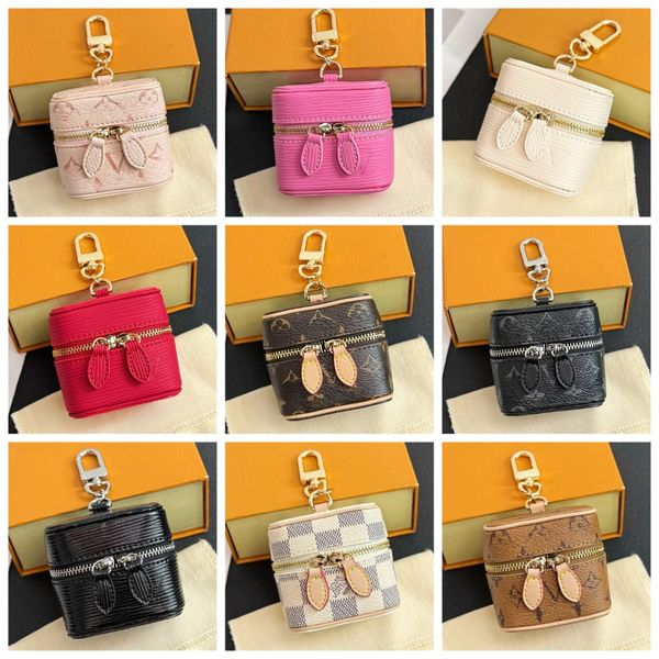 Designer Leather Keychains Mini Bag Pendant Fashion Man Woman Mini Wallet Coin Purse Bag Headphone Bag Bag Charm Keychain with Box
Designer Leather Keychains Mini Bag Pendant Fashion Man Woman Mini Wallet Coin Purse Bag Headphone Bag Bag Charm Keychain with Box