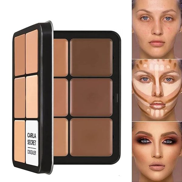 12 Color concealer Palette Matte Phosphor Outline Makeup Palette Cream foundation make-up Makeup Face 251217