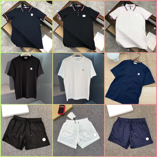 Mens T Shirt Desinger Shirts Fashion Men's Polos Summer Men Women Tshirt Designers Short Sleeve Casual Shirts Hip Hop Streetwear Lapel T Shirt Tees Mens shorts