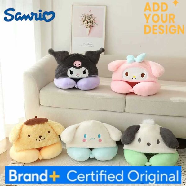Sanrio Anime Hooded U-Shaped Pillow Kuromi My Melody Pochac…