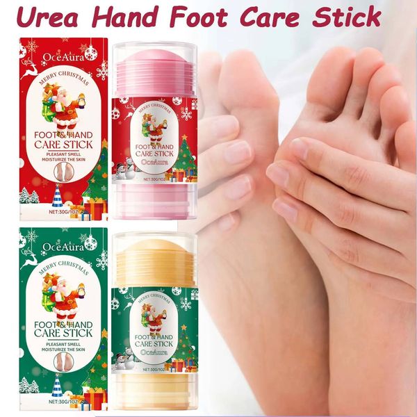 Bestseller Christmas Urea Hand Foot Care Stick Moisturizing Balm for Dry Cracked Heels Elbows & Knees Gentle Exfoliation Softening Skin ddmySat