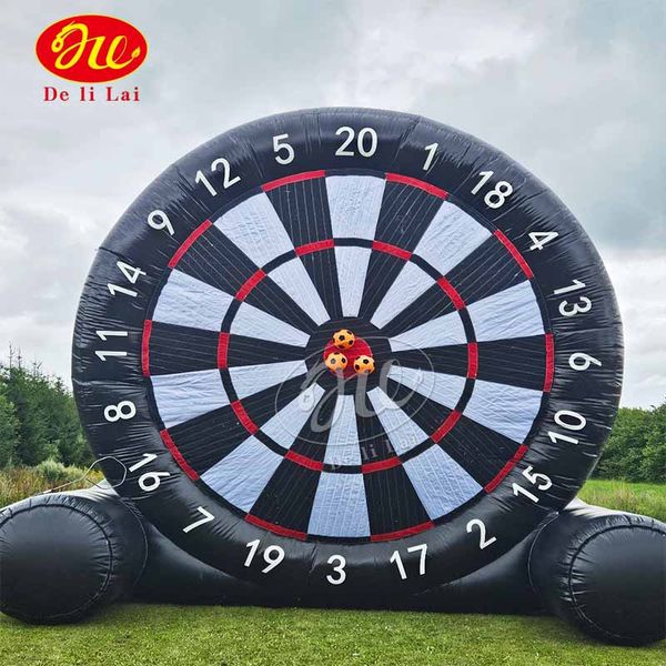 Portable Inflatable Soccer Ball Practice Goal Easy Setup — compare prices at CompareOffers