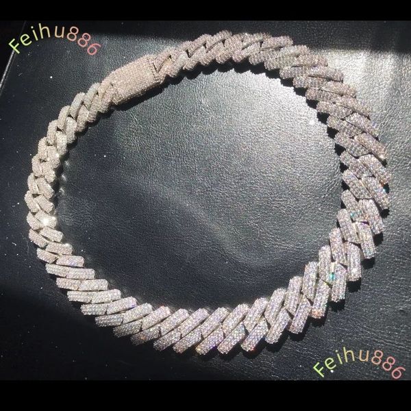 20mm Wide Heavy Chain Iced Out Bling Diamond — compare prices at CompareOffers