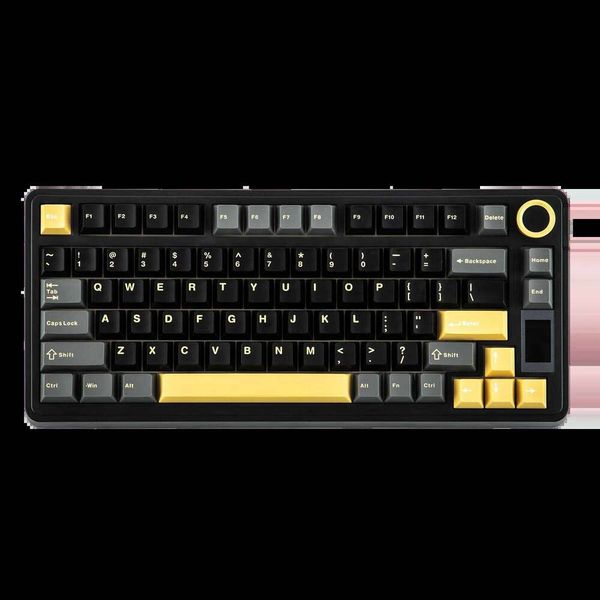 EPOMAKER X AULA EA75 MAX 75 ANSI US Layout Hot-Swap Gasket Wired/BT/24GHz Wireless Mechanical Keyboard with Screen u0026 Knob 25L1226Z260702