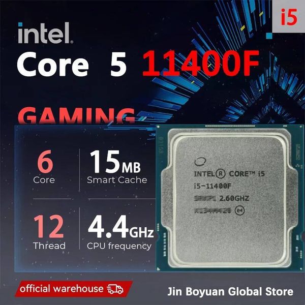 Intel Core i5-11400F New i5 11400F 26 GHz L312M 65W LGA 1200 but no fan