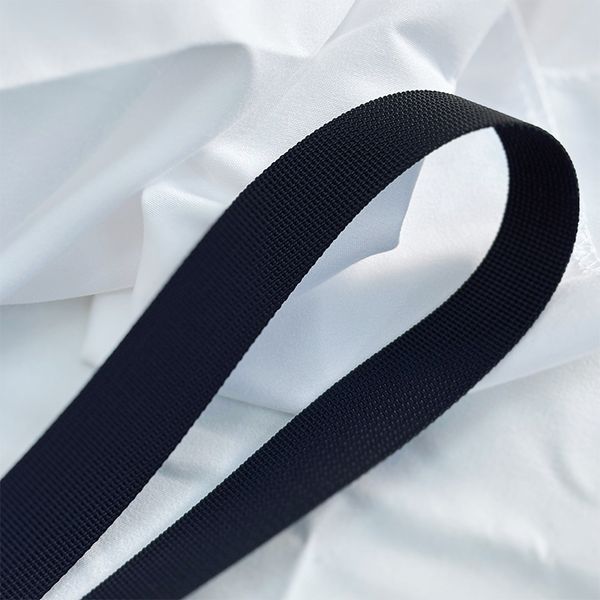 Fine pit pattern imitation nylon webbing strong and tear resistant outdoor equipment binding strap pet traction rope material 2.5cm