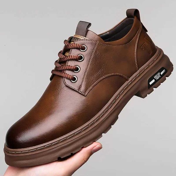Trendy Casual Leather Platform Shoes