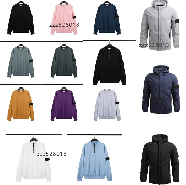 Mens Stones Jacket Spring And Autumn Windbreaker Islands Jacket Badge Compass M…