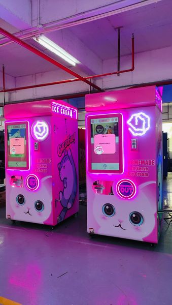 Commercial 24-hour Unmanned Version Sells Various Flavors Soft Serve Ice Cream Machine Soft Ice Cream Vending Machine
Commercial 24-hour Unmanned Version Sells Various Flavors Soft Serve Ice Cream Machine Soft Ice Cream Vending Machine