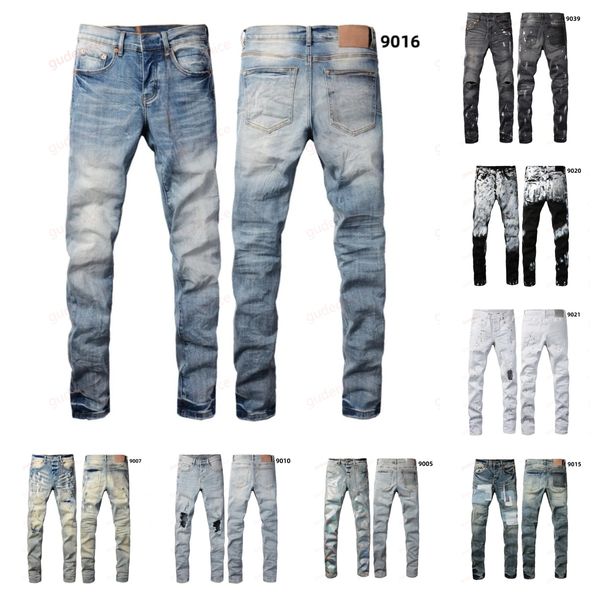 designer jeans ksubi jeans high quality men's jeans High Quality Straight Retro Streetwear Casual Sweatpants Designers Joggers ksubi jean purple Black Jeanse 01