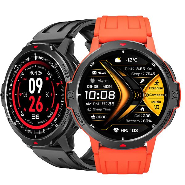 2026 C31 new 3atm waterproof built-in GPS smart watch multi-language manual smart wear