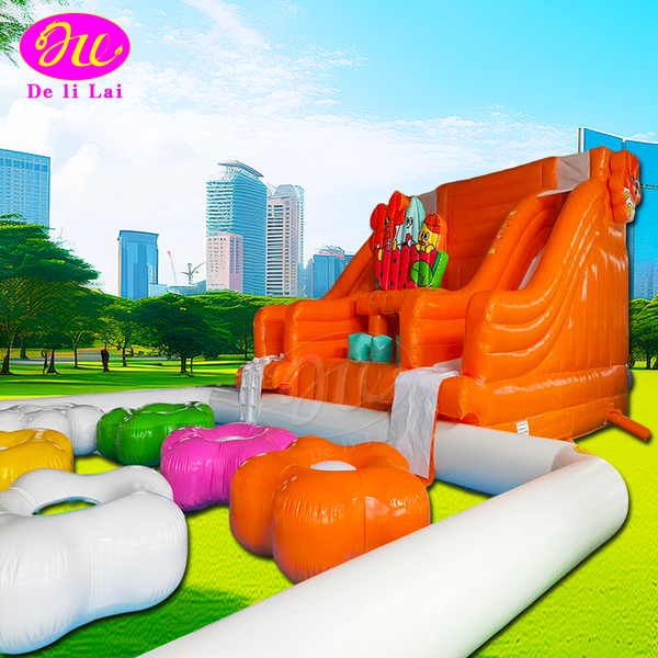 Wholesale inflatable water park children's toys, outdoor inflatable trampolines