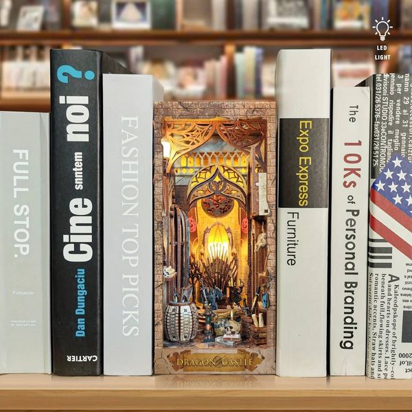 Bestseller Bookstand, mini kit, used for bookshelf insert crafts, DIY handmade cabins, home decoration and art houses ddmytues