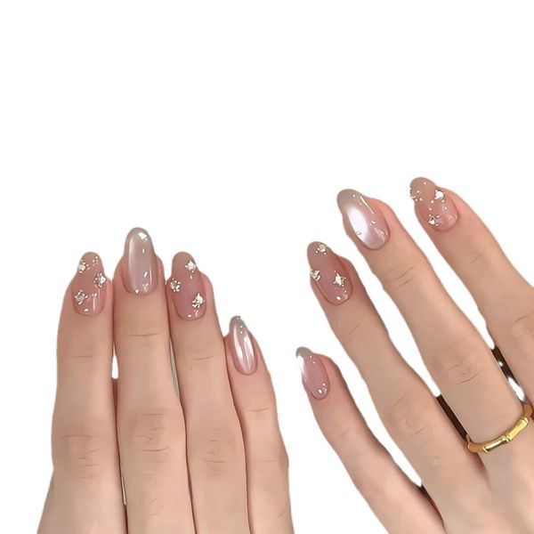 Premium Crafted Short Wearable Nails Stylish White Cat Eye Finish
Premium Crafted Short Wearable Nails Stylish White Cat Eye Finish
