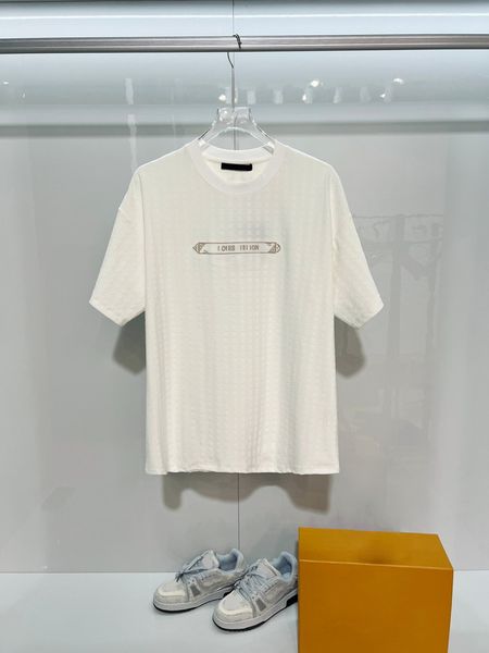 26SS White Black Summer T Shirts Men's Designer Tees Men Casual Tops with Letter Print Cotton Hip Hop Streetwear Comfortable Short Sleeve Shirt