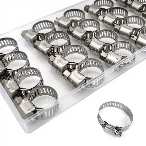 Hose Clamps 20PCS, … - image