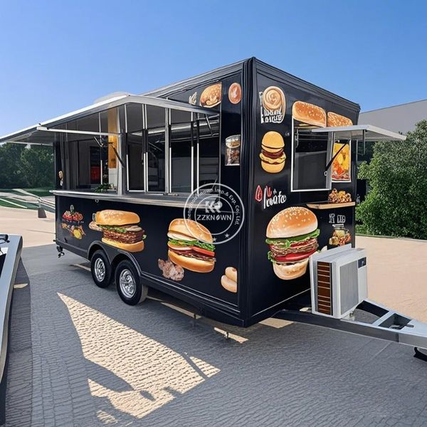 Coffee Kiosk Hot Dog Ice Cream Food Cart Tradesman Concession Enclosed Food Trailer Mobile Food Truck With Full Kitchen Equipped
Coffee Kiosk Hot Dog Ice Cream Food Cart Tradesman Concession Enclosed Food Trailer Mobile Food Truck With Full Kitchen Equipped