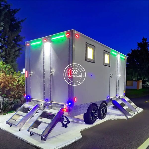 2025 NEW Hot Sale Top Quality Luxury Toilet Trailer Portable Toilet Trailer of Mobile Portable Toilet for Sale
2025 NEW Hot Sale Top Quality Luxury Toilet Trailer Portable Toilet Trailer of Mobile Portable Toilet for Sale