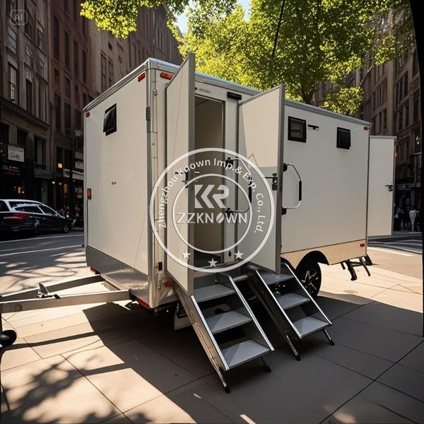 WC Trailer Washing Room Double Trailer Towable Porta Potty Luxury Toilet Trailer Restroom Portable Public Toilets
WC Trailer Washing Room Double Trailer Towable Porta Potty Luxury Toilet Trailer Restroom Portable Public Toilets