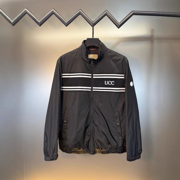 Men's Jackets Designer Alphabet Jacquard Splicing Anti roll Stand up Collar Jacket Baseball Jacket, Green
Men's Jackets Designer Alphabet Jacquard Splicing Anti roll Stand up Collar Jacket Baseball Jacket, Green