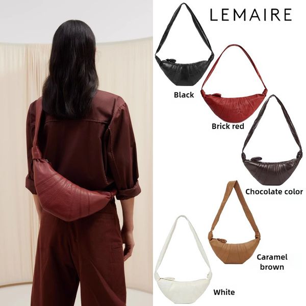 Designer Bag 2025 LE Cow Horn Bag Shoulder Leather Women's Bag Handbag Luxury Crossbody Ladies High Quality Shoulder Bag Women's Handbag for Evenday Use, Brick red
Designer Bag 2025 LE Cow Horn Bag Shoulder Leather Women's Bag Handbag Luxury Crossbody Ladies High Quality Shoulder Bag Women's Handbag for Evenday Use, Brick red
