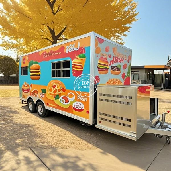 Food Truck for Sale Stainless Steel Custom Mobile Coffee Shop Kitchen Fast Food Vending Cart US Standard Trailer
Food Truck for Sale Stainless Steel Custom Mobile Coffee Shop Kitchen Fast Food Vending Cart US Standard Trailer