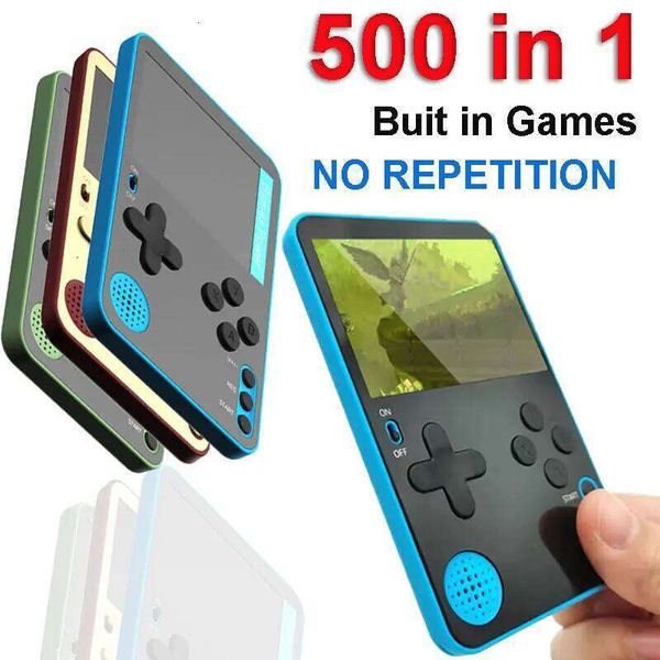 Handheld 500 Classic Games LCD Portable Retro Video Mini Game Console Rechargeable Great Gift for Kids and Adults