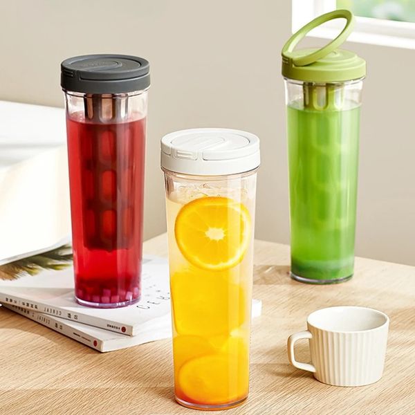 1L Manual Cold Brew Maker High-capacity Water Bottle Summer Portable Juices Tea Pot Coffeeware Cold Water Jug for Refrigerator 250703