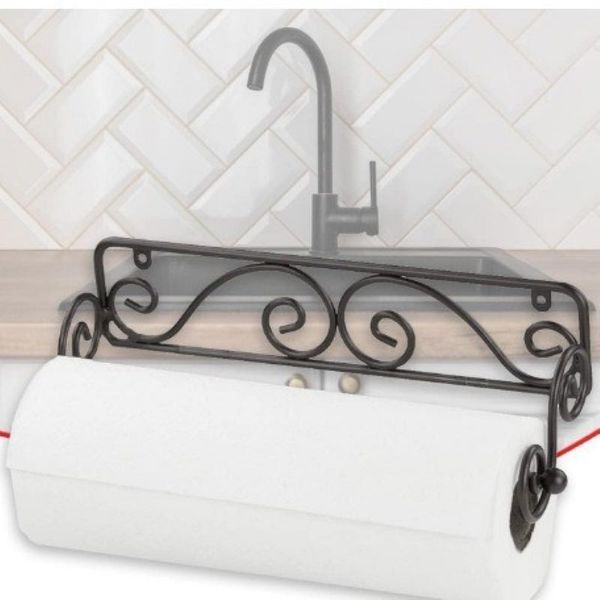 Reel design wall mounted paper towel rack wrought iron kitchen wall cling film rack bathroom toilet paper hanger wholesale
Reel design wall mounted paper towel rack wrought iron kitchen wall cling film rack bathroom toilet paper hanger wholesale