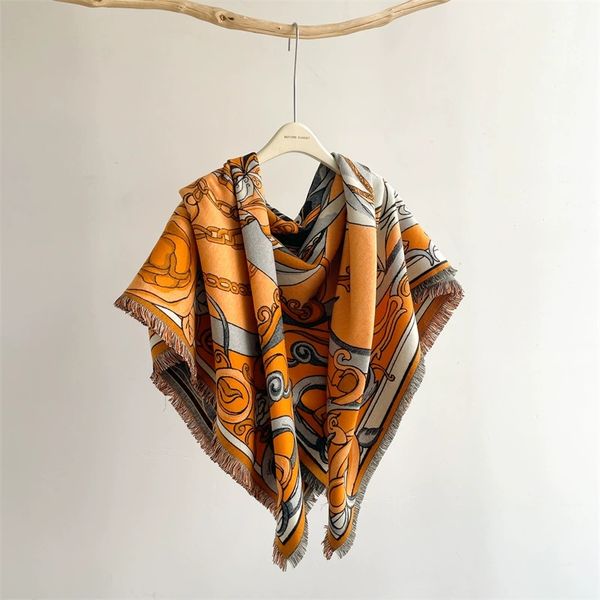 Cashmere square scarf for women in winter, new style, jacquard, warm and thick, travel outerwear, cape, cloak, office air-conditioning blanket
Cashmere square scarf for women in winter, new style, jacquard, warm and thick, travel outerwear, cape, cloak, office air-conditioning blanket