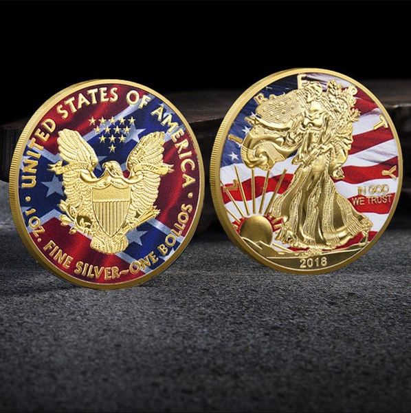 Arts and Crafts Goddess Metal Color Printing Relief Gold Plated Commemorative Medal Cross border Art Collection