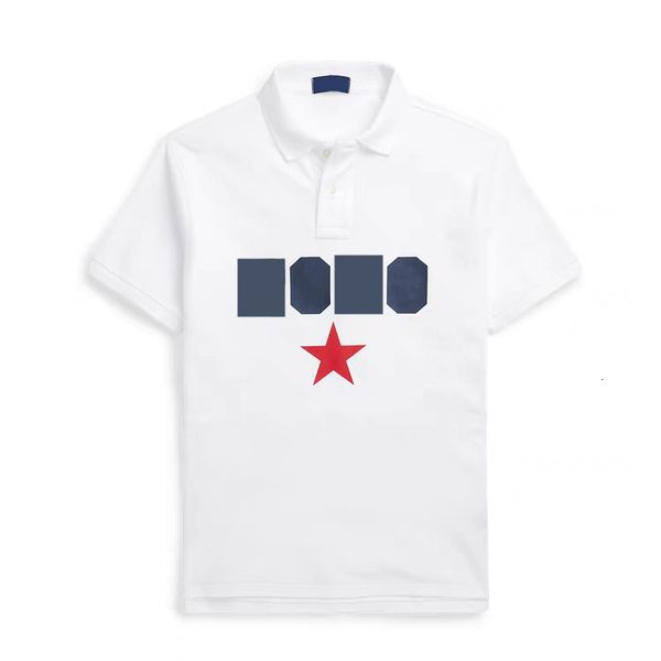 Men Designer T Shirt Casual Lapel Tee Embroidered Pattern Classic Fashion T Shirts Stylish Solid Color Short Sleeve Summer Top, 001-white 
Men Designer T Shirt Casual Lapel Tee Embroidered Pattern Classic Fashion T Shirts Stylish Solid Color Short Sleeve Summer Top, 001-white