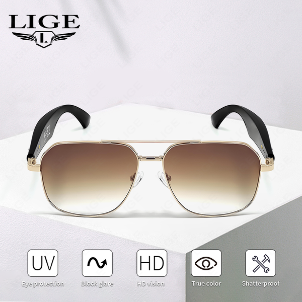 LIGE wireless smart glasses, multi-functional sports glasses, sunglasses, goggles, AI smart translation glasses Wireless call music control
LIGE wireless smart glasses, multi-functional sports glasses, sunglasses, goggles, AI smart translation glasses Wireless call music control