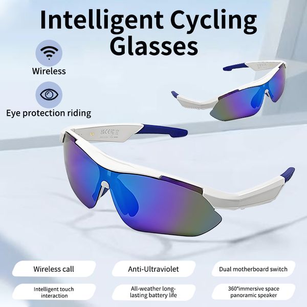 LIGE outdoor smart glasses wireless calling wireless music anti-blue light sunglasses cycling glasses suitable for both men and women, sports smart glasses
LIGE outdoor smart glasses wireless calling wireless music anti-blue light sunglasses cycling glasses suitable for both men and women, sports smart glasses
