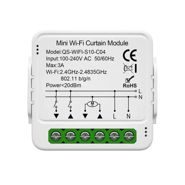 Tuya Smart WiFi ZigBee Curtain Module Blinds Roller Shutter Electric Motor Smart Curtain Switch Works with Alexa Google Home