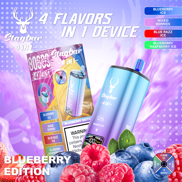 Original Stag Bar 80000 Puffs Disposable Vape 60k 80k Puff Bar Mesh Coil LED Display wholesale E Cigarette Fumot Tornado Vozol Shisha Vaper In Germany Warehouse