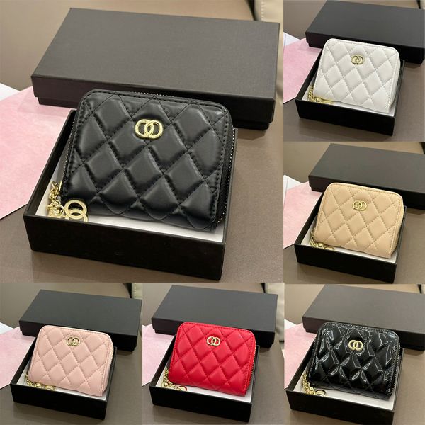 Designer Bag Shoulder Bag Luxury Bag Wallet Small Gold Ball Diamond Leather Chain Bag Classic Black Lambskin Hanging Buckle Card Bag Coin bag Ladies Mini Purse Top