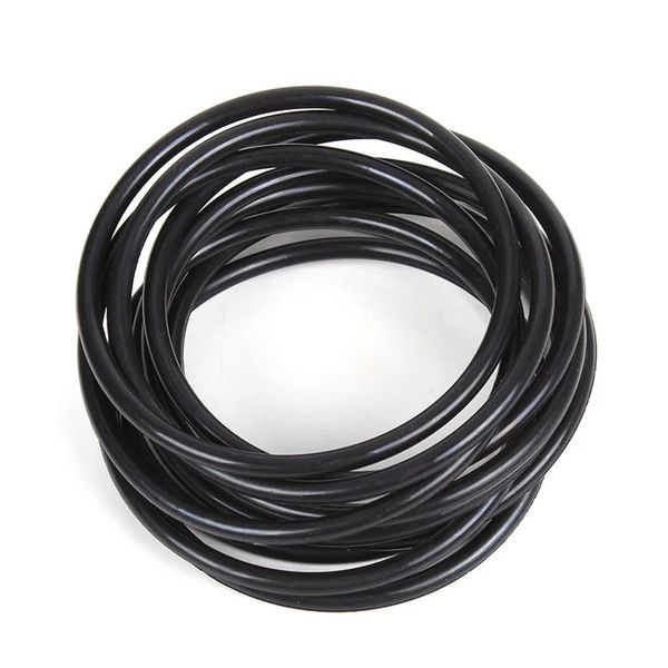 10pcs Black Silicone Bracelets Punk Rock Rubber Band Hip Hop Wristbands Elastic Hairbands Ponytail Scrunchie Bangle Accessories