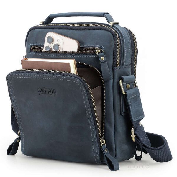 men bag New Top Layer Cowhide Fashion Casual Single Shoulder Crossbody Multifunctional Handheld Genuine Men's Leather Bag 9c, Black
men bag New Top Layer Cowhide Fashion Casual Single Shoulder Crossbody Multifunctional Handheld Genuine Men's Leather Bag 9c, Black