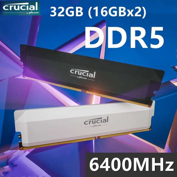 OEM package Crucial Pro DDR5 RAM 32GB (2x16GB) 6400MHz Overclocking Desktop Gaming Memory Intel XMP 3.0 AMD Expo