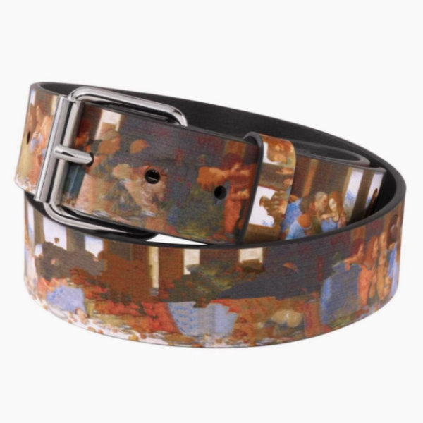 Last Supper Leather Belt Luxury Brand Mens Belt Designer Le…